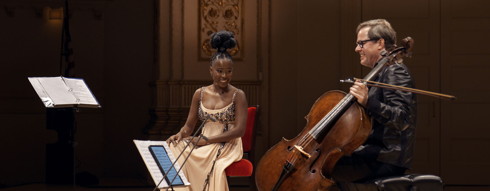 Amanda Gorman & Jan Vogler at Carnegie Hall